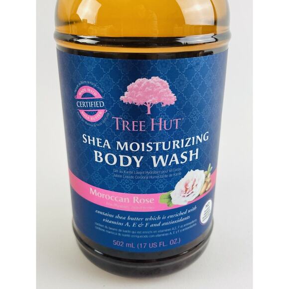 Tree Hut Shea Moisturizing Body Wash Moroccan Rose 17oz NEW HTF Antioxidants - Picture 2 of 9